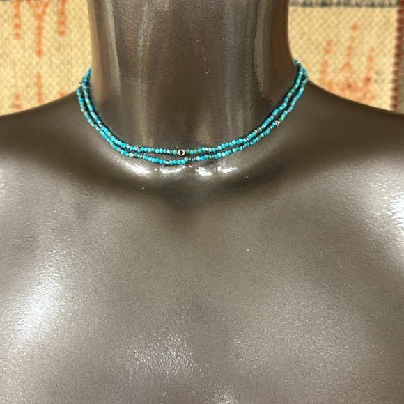 Twist and Turn Turquoise Wrap Necklace AND Bracelet by Chan Luu. Sundance - Picture 7 of 9